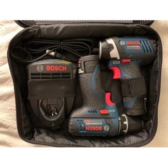 New 12V Max Cordless 2-Tool Combo Kit with 3/8 In. Drill/Driver,1/4 In - Picture 2 of 2